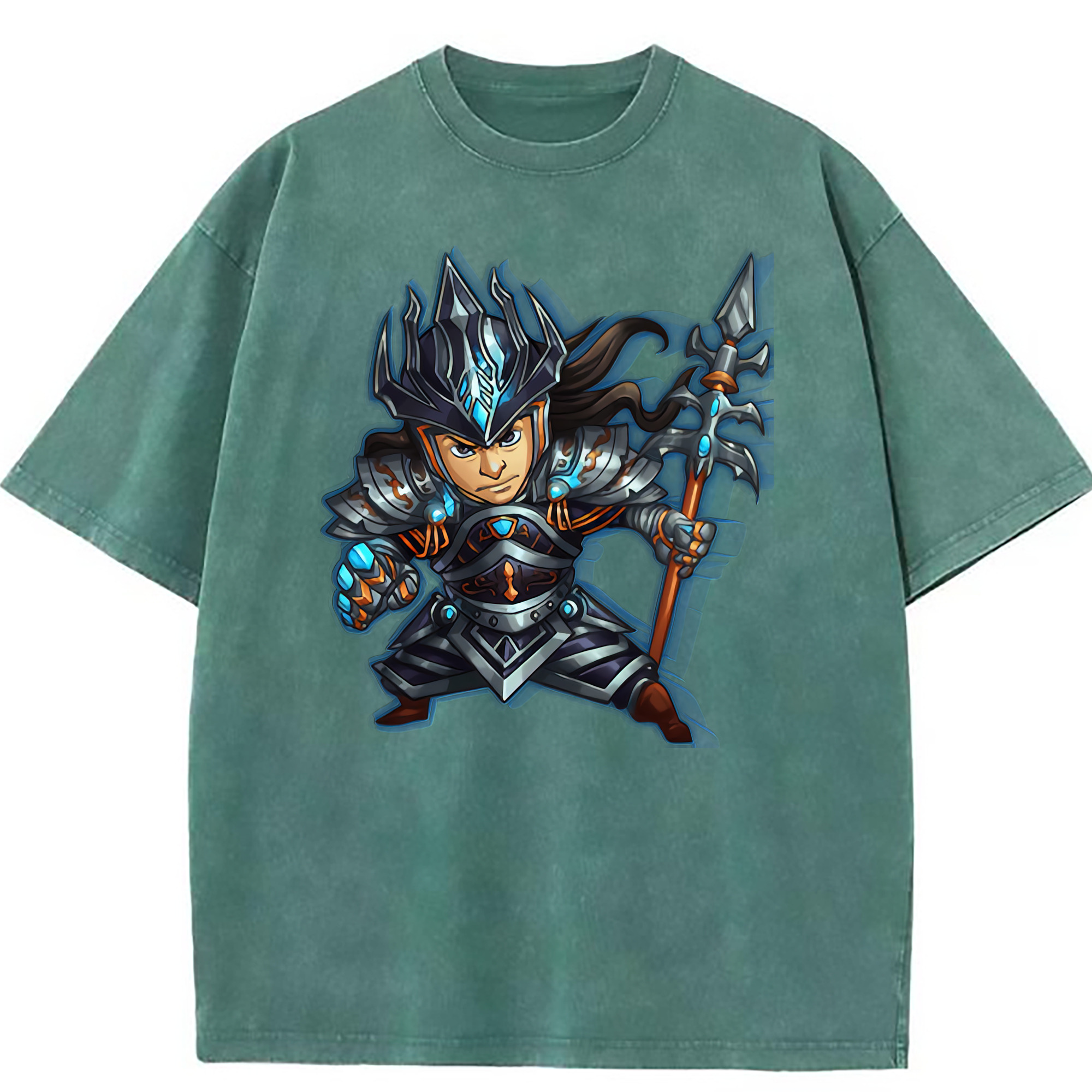 （画像用） リーグ・オブ・レジェンド League of Legends LOL 綿100% ヴィンテージ風 半袖Tシャツ（フロントプリント）